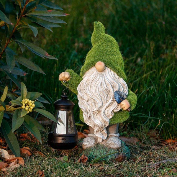 Solar Garden Gnome Statue Lantern